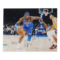 Shai Gilgeous-Alexander Signed Thunder 8x10 Photo (JSA) at PristineAuction.com