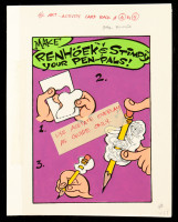 The Ren & Stimpy Show "Make Ren Hoek & Stimpy Your Pen-Pals!" Two-Piece Animation Serigraph Cel at PristineAuction.com