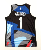 Mikal Bridges Signed Nets Nike Authentic Jersey (PSA) at PristineAuction.com