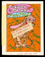 The Ren & Stimpy Show "Ren Hoek & Stimpy Pen-Pals" Two-Piece Animation Serigraph Cel at PristineAuction.com