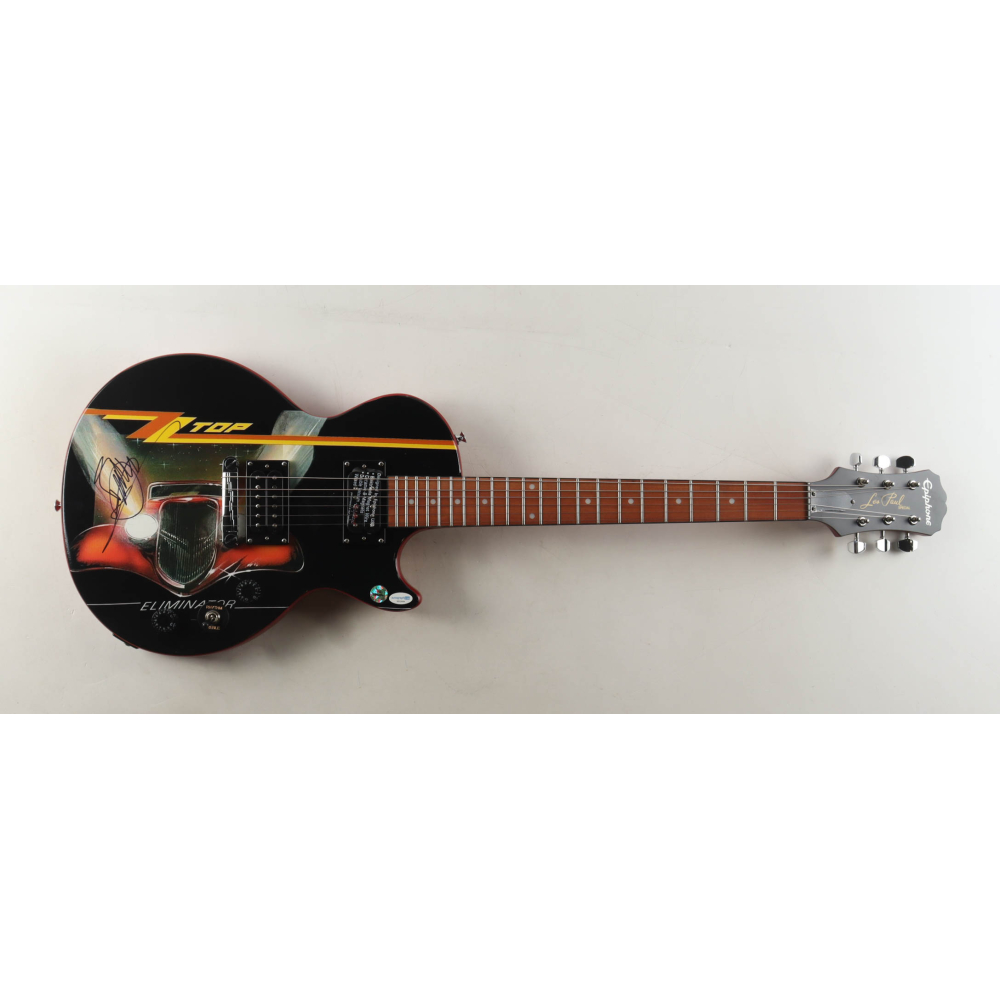 Billy Gibbons Signed ZZ Top Electric Guitar AutographCOA billy-gibbons-signed-zz-top-electric-guitar-autographcoa