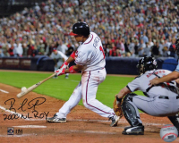 Rafael Furcal Signed Braves 8x10 Photo Inscribed "2000 NL ROY" (Schwartz) at PristineAuction.com