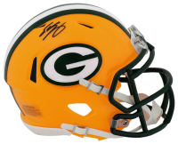 Eddie Lacy Signed Packers Speed Mini Helmet (Schwartz) at PristineAuction.com