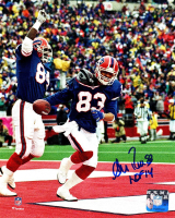 Andre Reed Signed Bills 8x10 Photo Inscribed "HOF '14" (Schwartz) at PristineAuction.com
