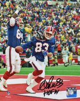 Andre Reed Signed Bills 8x10 Photo Inscribed "HOF '14" (Schwartz) at PristineAuction.com