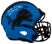 Billy Sims Signed Lions Full-Size Rave Alternate Speed Helmet Inscribed "80 R.O.Y." (Schwartz) at PristineAuction.com