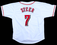 Spencer Steer Signed Jersey (Playball Ink) at PristineAuction.com