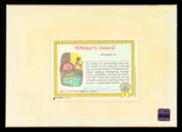 1986 Topps Garbage Pail Kids "Whiner's Award" Giant Paste-Up Art at PristineAuction.com
