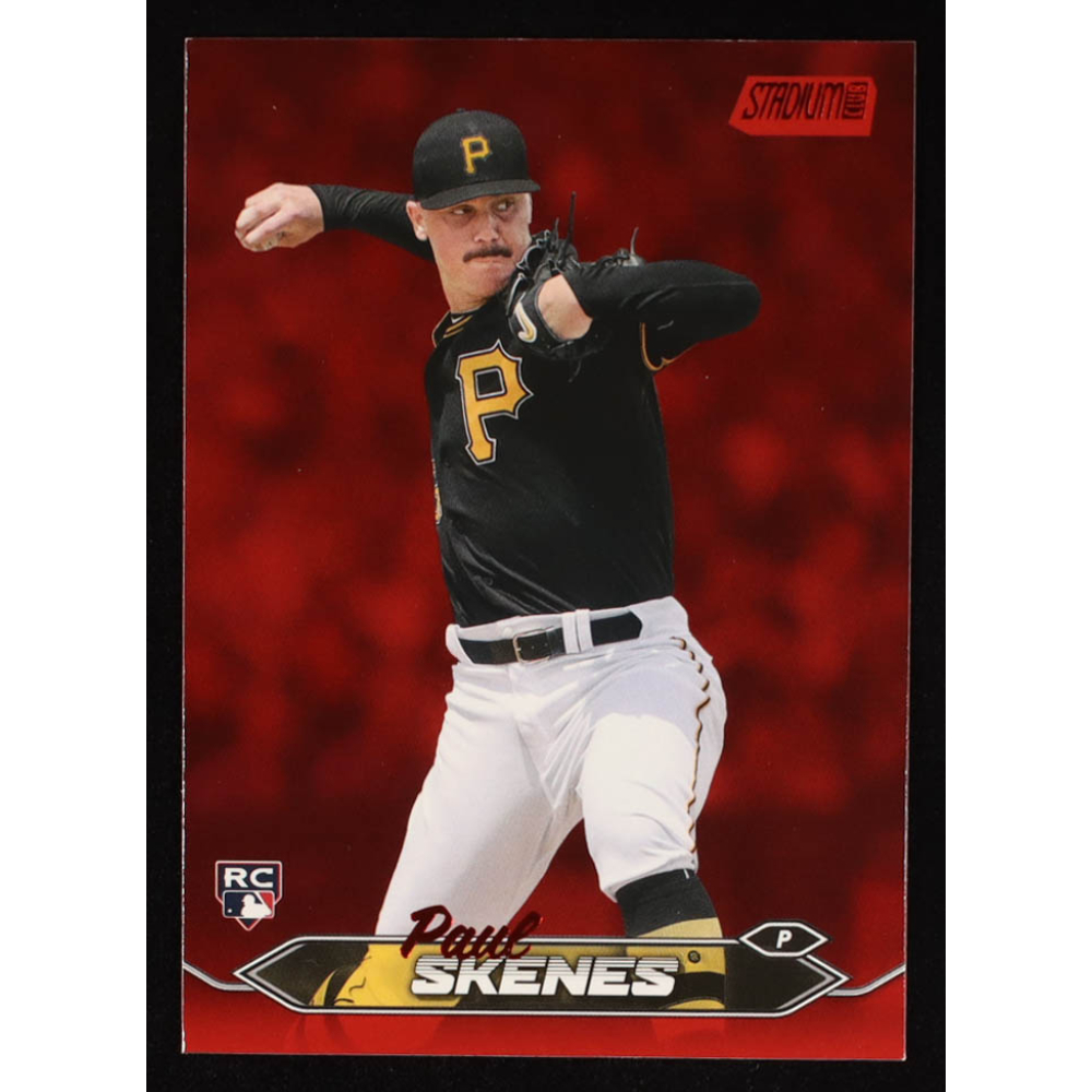 Paul Skenes 2024 Stadium Club Red Foil #237 RC at PristineAuction.com
