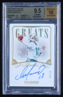 Dan Marino 2019 Panini Flawless Greats Autographs #18 #09/10 (BGS 9.5) at PristineAuction.com