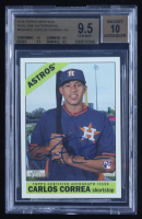 Carlos Correa 2015 Topps Heritage Real One Autographs #ROAHCC RC (BGS 9.5) at PristineAuction.com