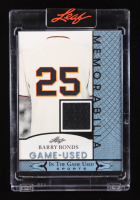 Barry Bonds 2024 Leaf In The Sports Game Used Game-Used Memorabilia Blue #GUM-9 at PristineAuction.com