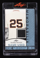 Barry Bonds 2024 Leaf In The Sports Game Used Game-Used Memorabilia Blue #GUM-9 at PristineAuction.com