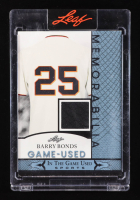 Barry Bonds 2024 Leaf In The Sports Game Used Game-Used Memorabilia Blue #GUM-9 at PristineAuction.com