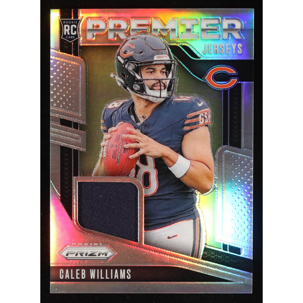 Caleb Williams 2024 Panini Prizm Premier Jerseys #1 RC at PristineAuction.com