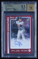 Aaron Judge 2017 Donruss Signature Series Red #SSAJ #80/99 RC (BGS 9.5) at PristineAuction.com