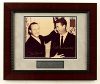Stan Musial & Ted Williams Signed LE Custom Framed Photo Display (JSA) at PristineAuction.com