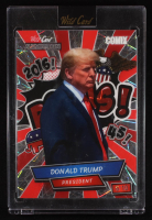 Donald Trump 2024 Wild Card Alumination Comix POTUS! Lazer Silver #ACBPDT3 #06/10 at PristineAuction.com
