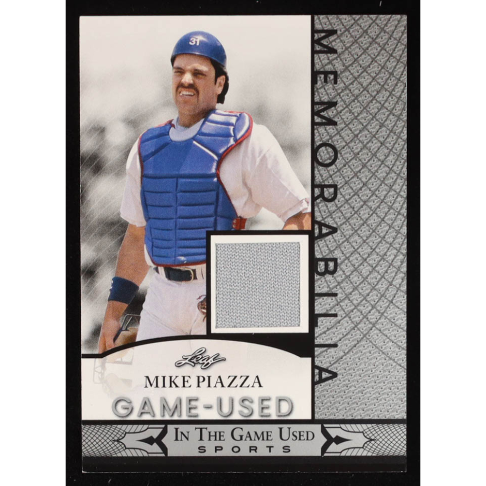 Mike Piazza 2024 Leaf ITG Used Sports Game-Used Memorabilia Silver #GUM101 at PristineAuction.com