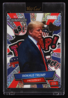 Donald Trump 2024 Wild Card Alumination Comix Trump! Mojo Silver #ACBTDT3 #5/6 at PristineAuction.com