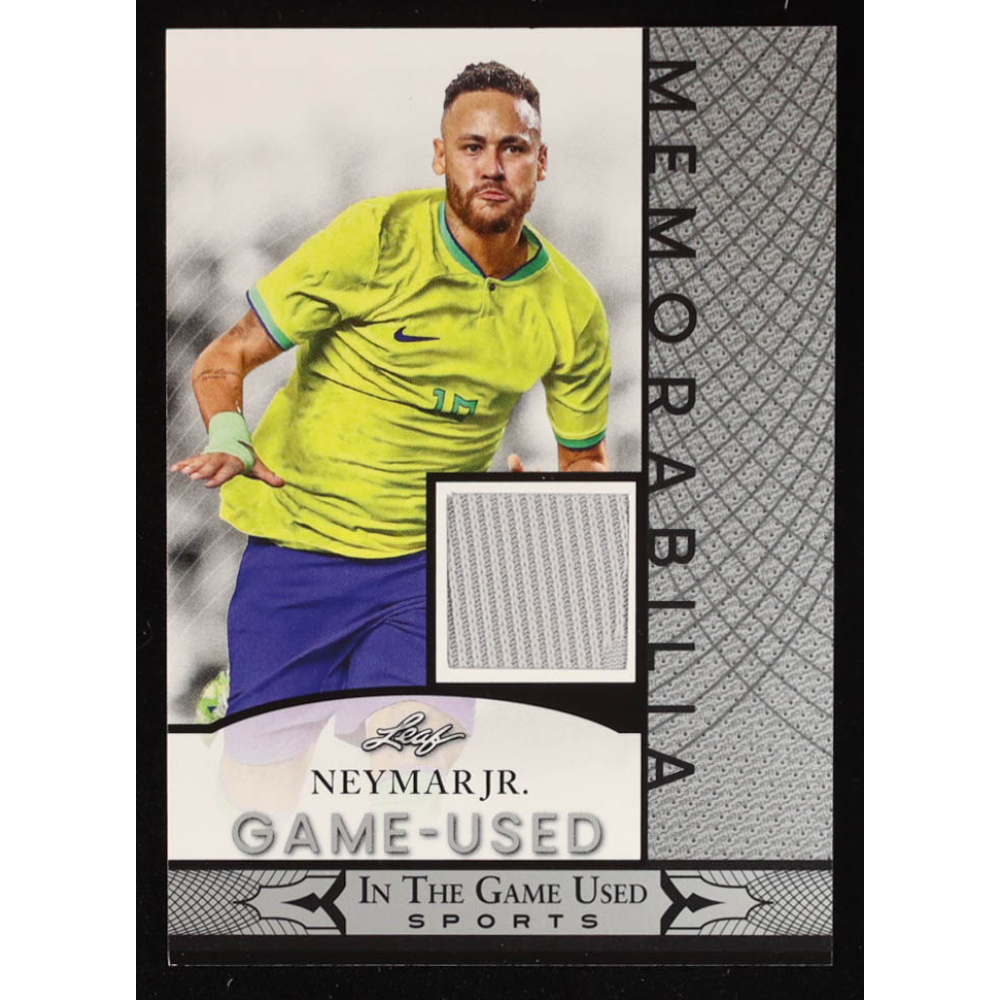Neymar Jr. 2024 Leaf ITG Used Sports Game-Used Memorabilia Silver #GUM104 at PristineAuction.com