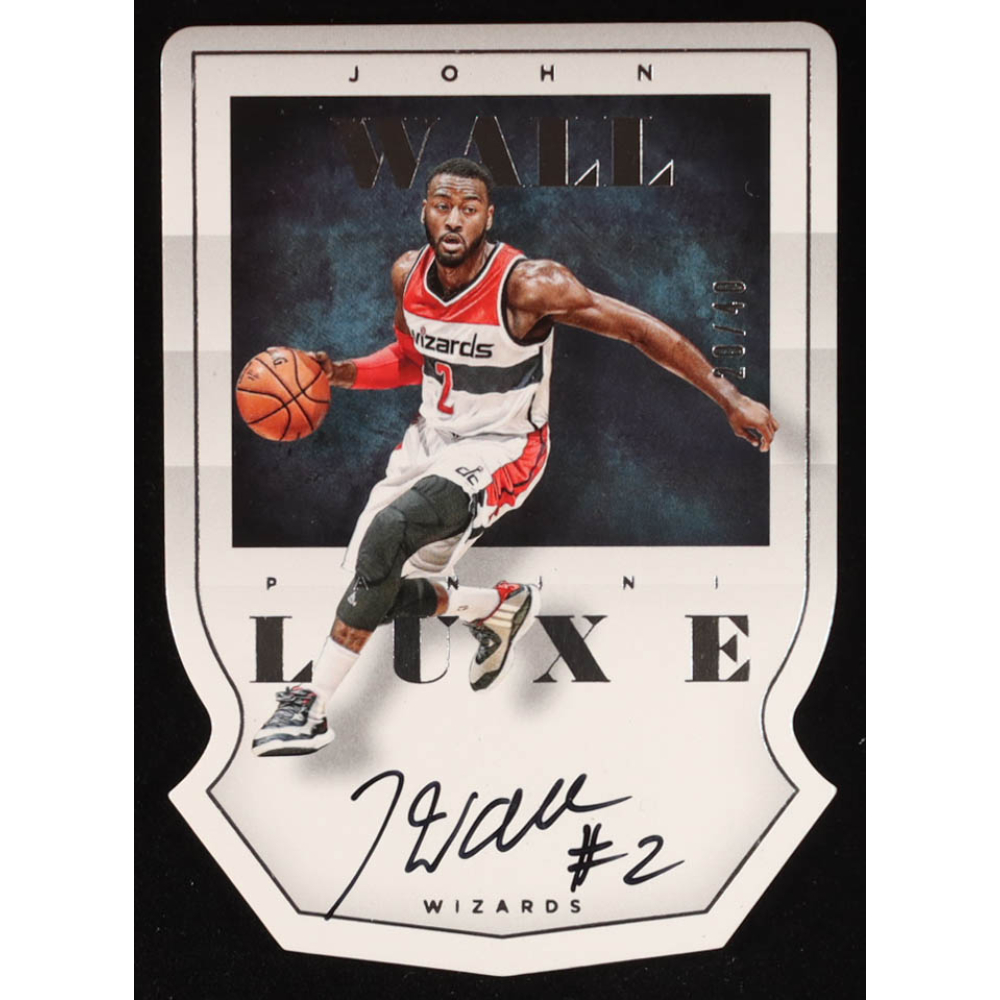 John Wall 2014-15 Panini Luxe Die Cut Autographs #23 #20/40 at PristineAuction.com