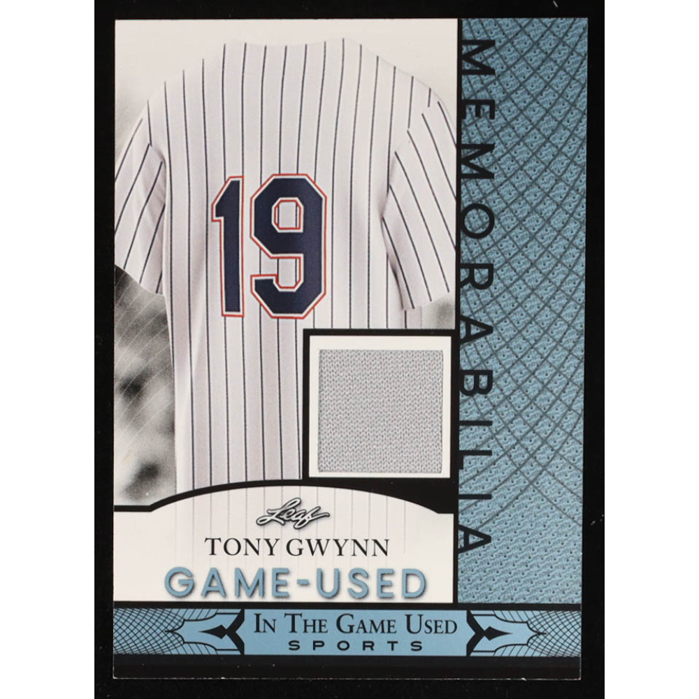 Tony Gwynn 2024 ITG Used Sports Game-Used Memorabilia Blue #GUM139 at PristineAuction.com