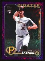 Paul Skenes 2024 Topps Update Purple Holo Foil #US100 RC #662/799 at PristineAuction.com