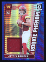 Jayden Daniels 2024 Donruss Optic Rookie Phenoms Blue Hyper #17 RC at PristineAuction.com