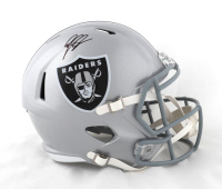 Geno Smith Signed Raiders Full-Size Speed Helmet (Beckett) at PristineAuction.com