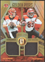 Joe Burrow / Tee Higgins 2021 Panini Gold Standard Golden Pairs Jerseys #10 #016/299 at PristineAuction.com