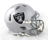 Geno Smith Signed Raiders Full-Size Speed Helmet (Beckett) at PristineAuction.com