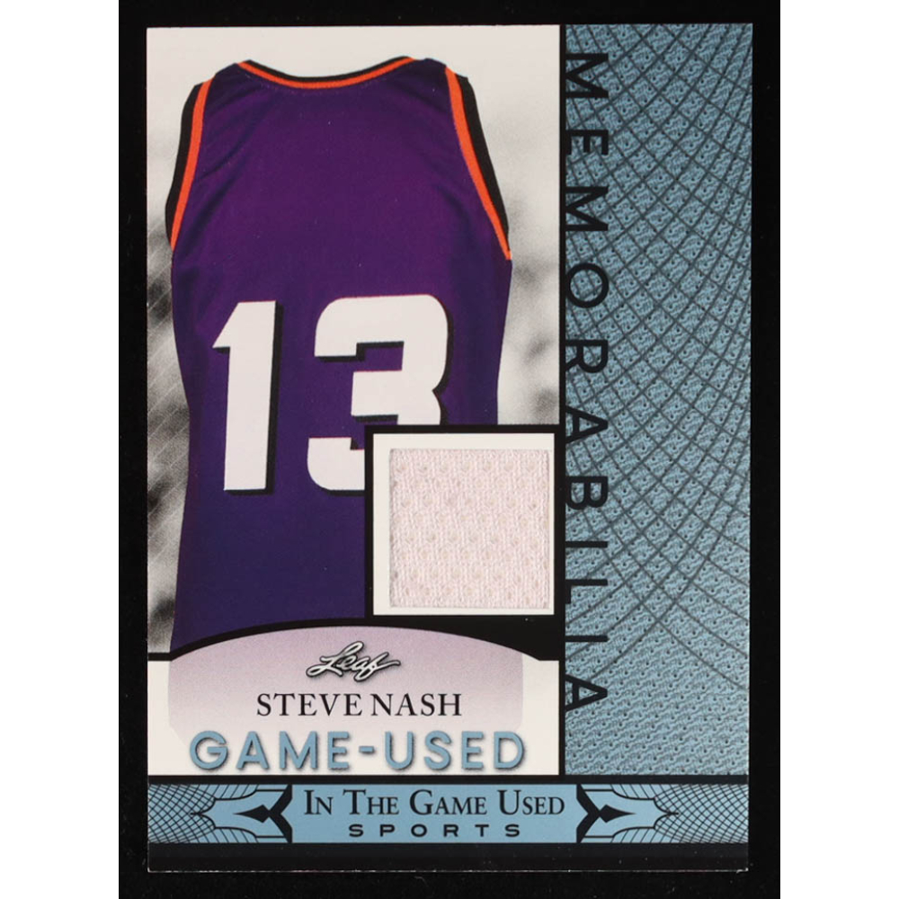 Steve Nash 2024 ITG Used Sports Game-Used Memorabilia Blue #GUM132 at PristineAuction.com