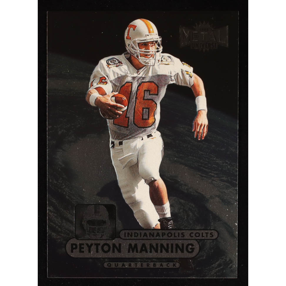 Peyton Manning 1998 Metal Universe #189 RC at PristineAuction.com