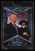 Donald Trump 2025 Wild Card Alumination Speckle Blue #SKBCSPDT8 #09/15 at PristineAuction.com