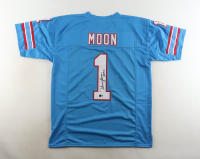 Warren Moon Signed Jersey Inscribed "HOF 06" (Beckett) at PristineAuction.com