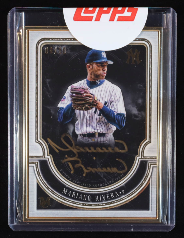 Mariano Rivera 2018 Topps Museum Collection Museum Framed Autographs Gold #MFAMR #06/10