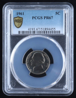 1961 Jefferson Nickel - PCGS Gold Shield (PCGS PR67) at PristineAuction.com