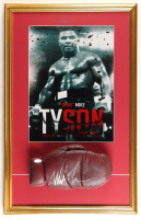 Mike Tyson Signed Custom Framed Everlast Boxing Glove Display (JSA & Tyson) at PristineAuction.com
