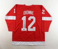 Marcel Dionne Signed Jersey Inscribed "HOF 92" (Beckett) at PristineAuction.com