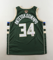 Giannis Antetokounmpo Signed Bucks Nike Authentic Jersey (Beckett & Antetokounmpo) at PristineAuction.com