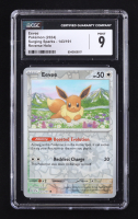 Eevee 2024 Pokemon Surging Sparks #143 Reverse Holo (CGC 9) at PristineAuction.com