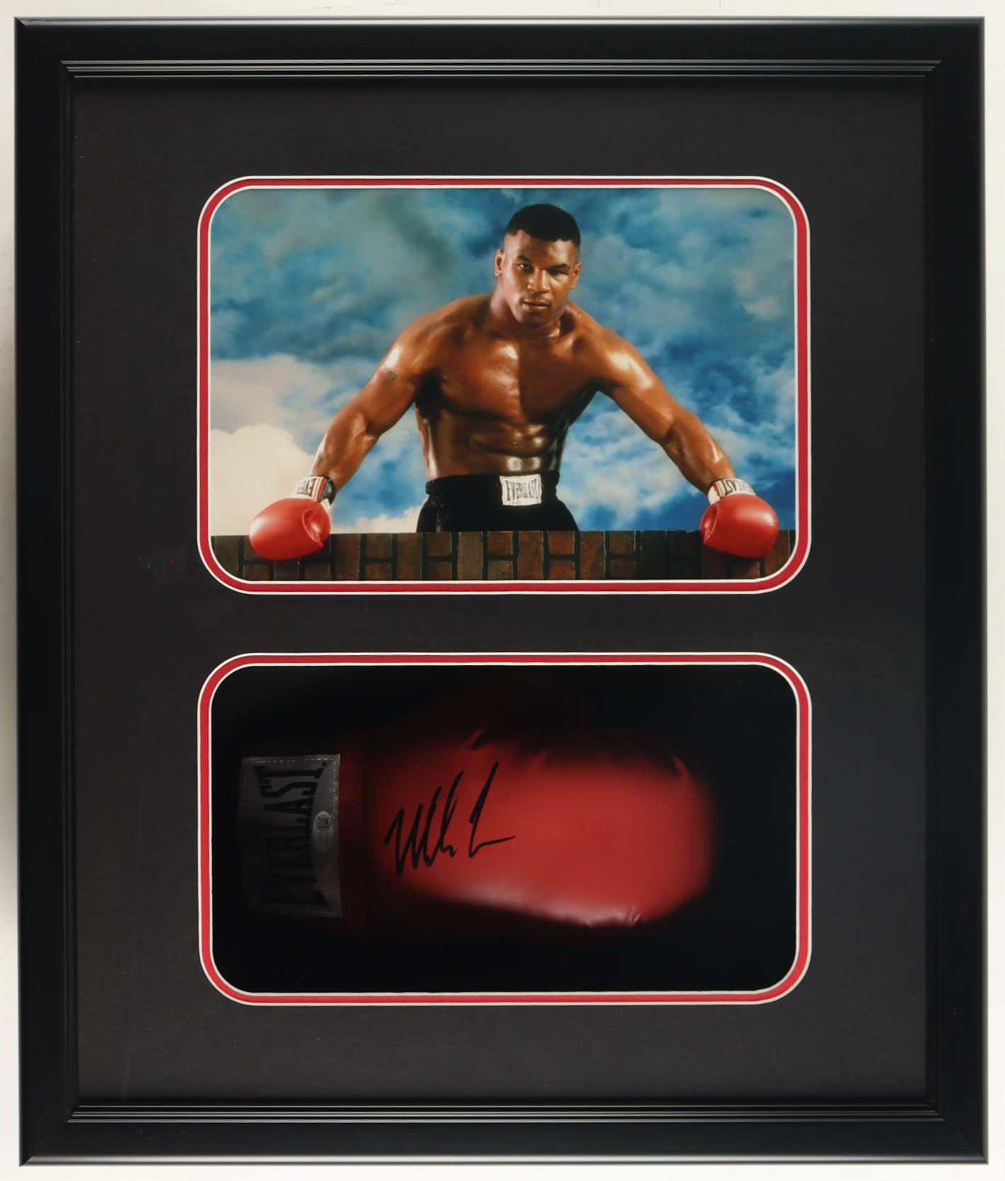 Mike Tyson Signed Boxing Glove Shadowbox Display (JSA & Tyson) at PristineAuction.com Mike Tyson Signed Boxing Glove Shadowbox Display (JSA & Tyson) at PristineAuction.com