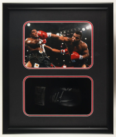 Mike Tyson Signed Boxing Glove Shadowbox Display (JSA & Tyson) at PristineAuction.com