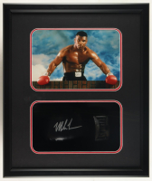 Mike Tyson Signed Boxing Glove Shadowbox Display (JSA & Tyson) at PristineAuction.com