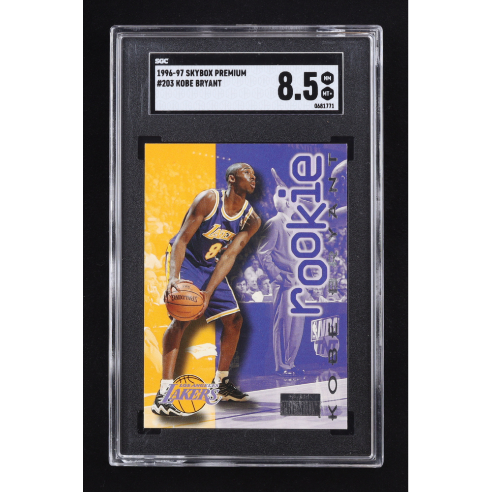 Kobe Bryant 1996-97 SkyBox Premium #203 ROO (SGC 8.5) at PristineAuction.com