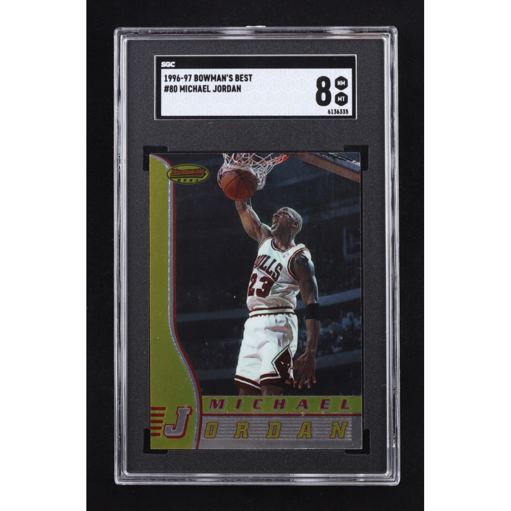 Michael Jordan 1996-97 Bowman's Best #80 (SGC 8) at PristineAuction.com