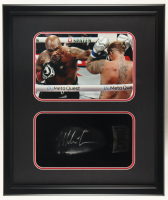 Mike Tyson Signed Boxing Glove Shadowbox Display (JSA & Tyson) at PristineAuction.com