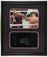 Mike Tyson Signed Boxing Glove Shadowbox Display (JSA & Tyson) at PristineAuction.com
