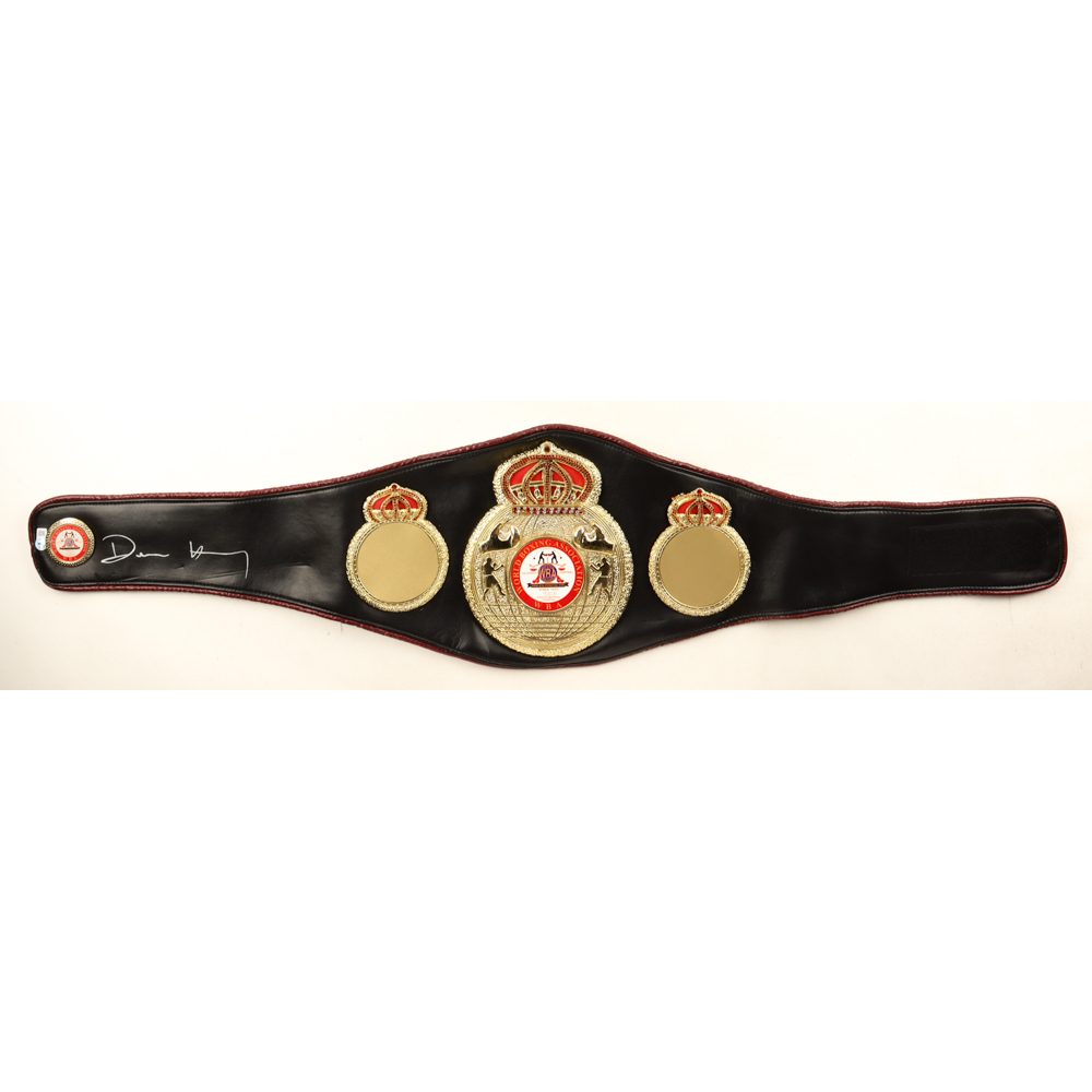 Devin Haney Signed WBA Full-Size Championship Belt (Beckett) at PristineAuction.com